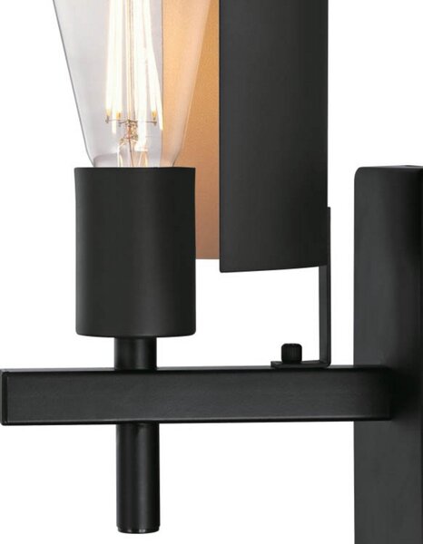 Westinghouse Sirino lumina de perete, reglabil, Negru, Camera de zi / sufragerie, Metal, Perete unghiular