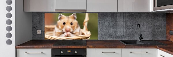 Sticlă bucătărie Hamster în coș