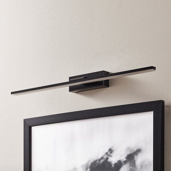 MCJ LED lumina de perete Miroir 60 cm negru 4000K, Negru, Baie, Metal, Modern
