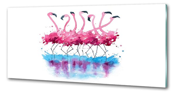 Panou sticla securizata bucatarie Flamingos