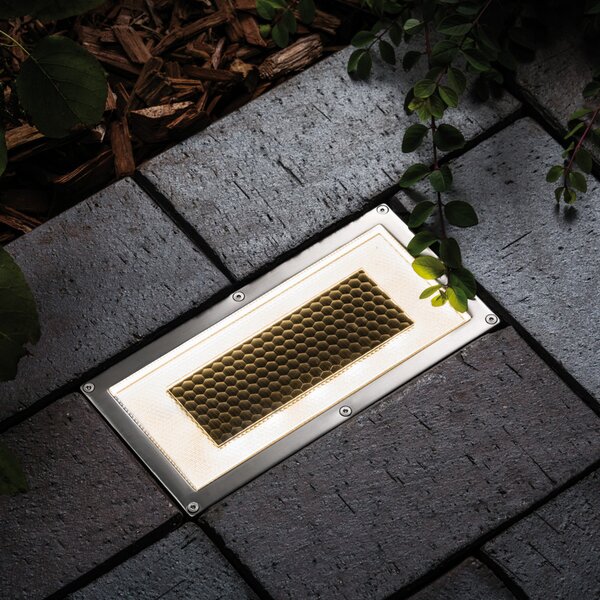 Paulmann Solar Box lampă LED de sol 20x10cm, Metalic, Metal, Lumini solare