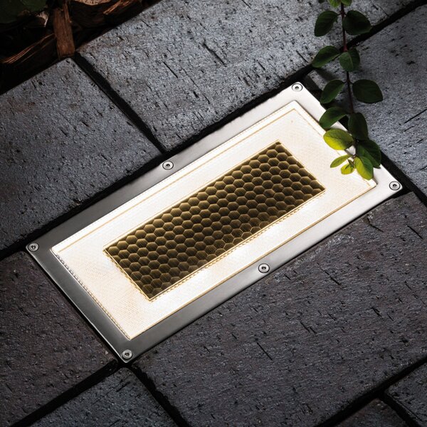 Paulmann Solar Box lampă LED de sol 20x10cm, Metalic, Metal, Lumini solare