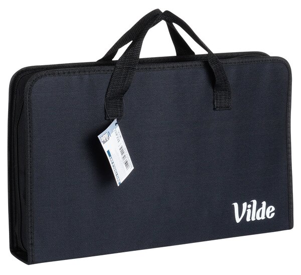 Set 33 ustensile din inox pentru grătar Vilde - Accesorii barbecue complete în husă de transport