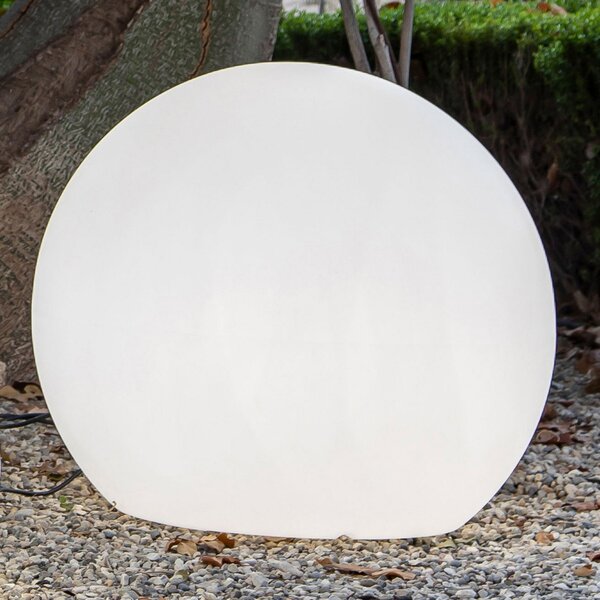 Newgarden Buly LED glob cu lumină solară IP65, Ø 80cm, reglabil, Alb, Plastic, Modern, Lumini solare