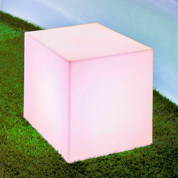 Newgarden lumina solara Cuby cub, inaltime 43 cm, reglabil, Alb, Plastic, Modern