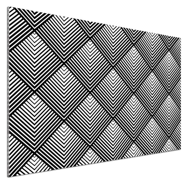 Sticlă pentru bucătărie fundal geometrică