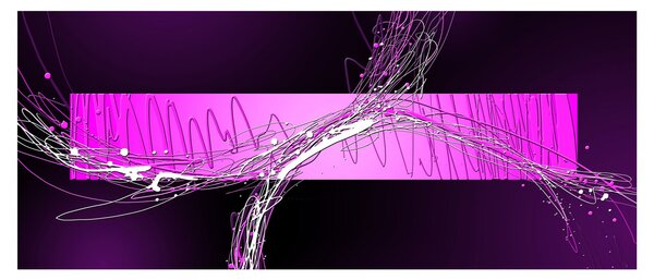 Tablou abstract (120x50 cm)