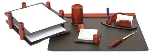 Set birou lux lemn 6 piese Forofis 91046