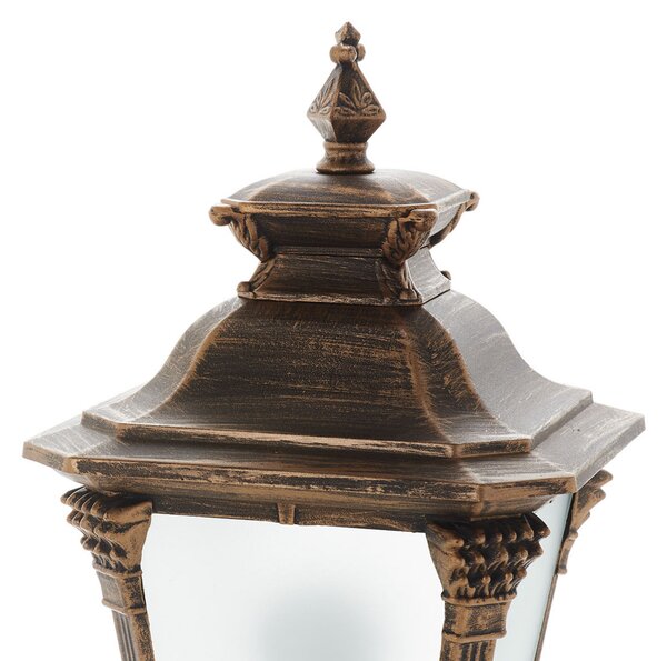 ORION Lampă cu soclu Aiko în aspect patinat, Bronz / Alamă Veche, Metal, Antichitate