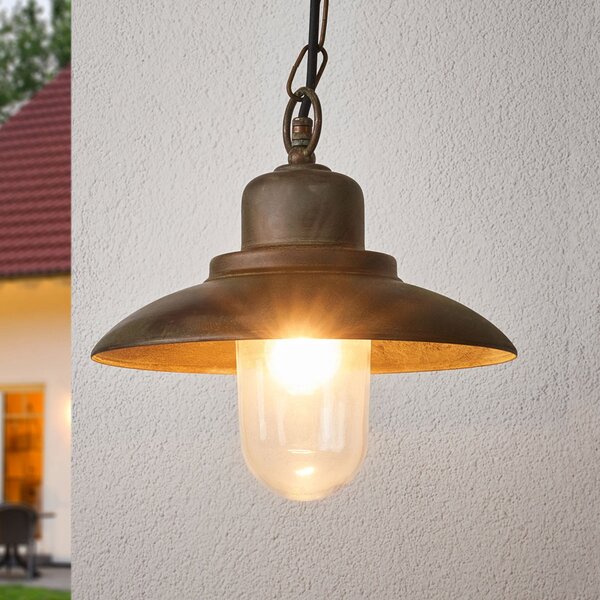Moretti Luce Lumina de exterior PALERMO, Bronz / Alamă Veche, Metal, Casă de țară / Rustic
