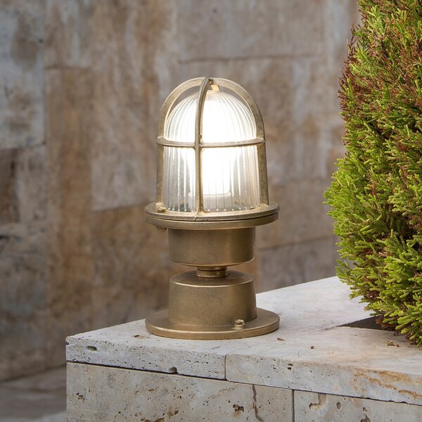 FARO BARCELONA Lampă cu postament Mauren din alamă, Auriu / Alamă, Metal, Maritimă