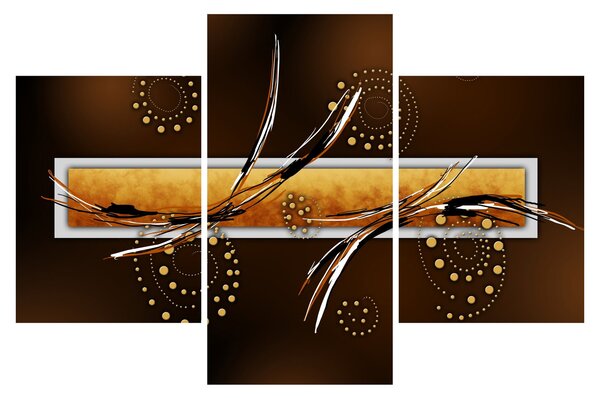 Tablou abstracției - Fluturi (90x60 cm)