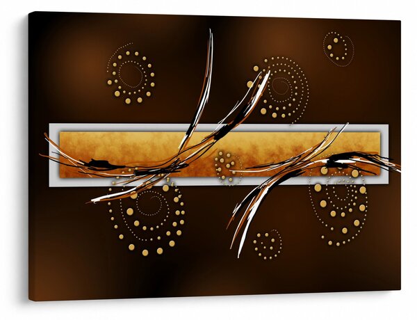 Tablou abstracției - Fluturi (70x50 cm)