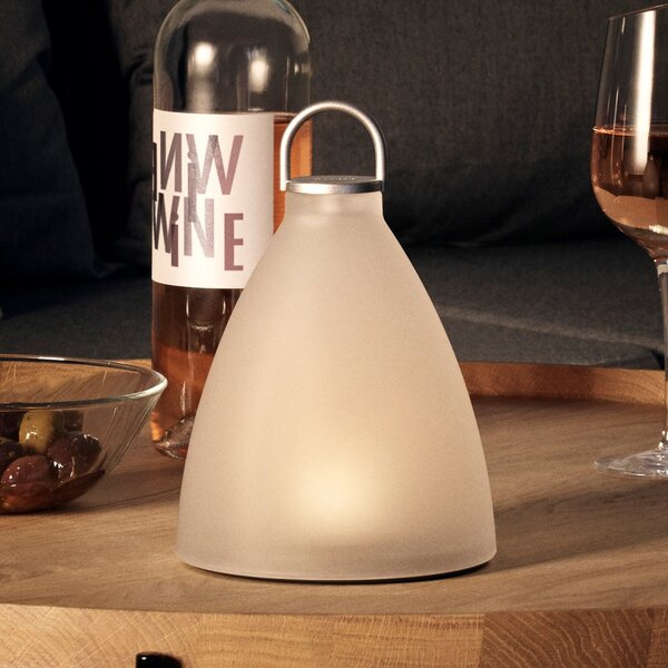 Eva Solo EVA SunLight Bell LED lumina solară, înălțime 20cm, Alb, Metal, Modern, Lumini solare