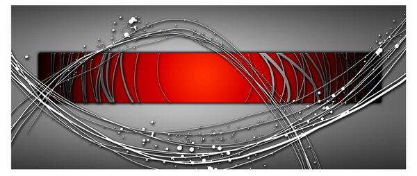 Tablou abstract (120x50 cm)