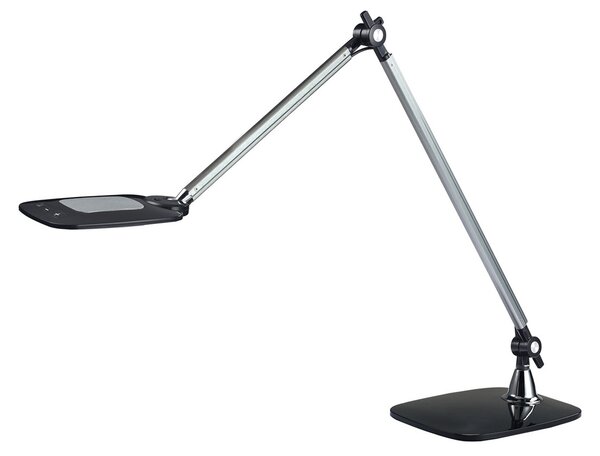 Aluminor Duke LED lampă de birou CCT dimabil negru, reglabil, Negru, Studiu / Birou, Metal, Modern