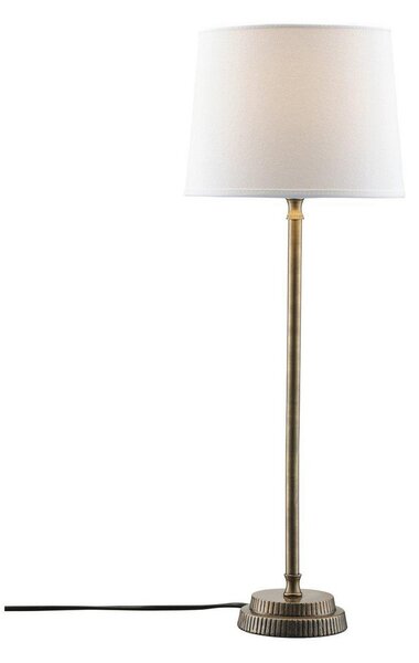 PR Home Lampă de masă Kent, alb/zahăr, abajur conic
