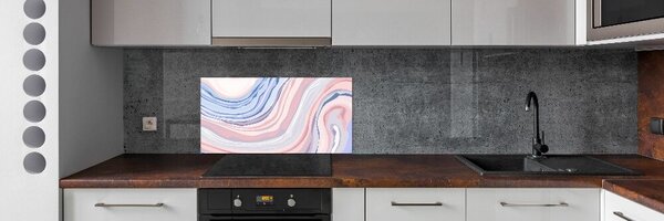 Sticlă pentru bucătărie valuri abstracte