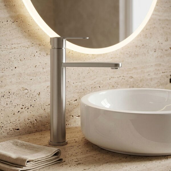 Baterie pentru baie Rea Arcos Brush Nickel