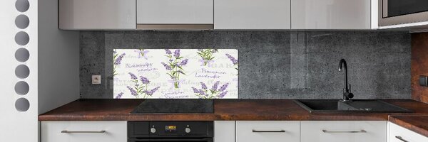 Panou sticla securizata bucatarie Lavandă
