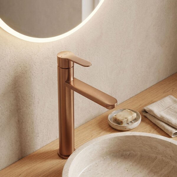 Baterie pentru baie Rea Arcos Brush Copper