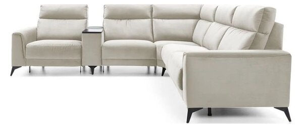 Coltar extensibil cu recliner LEGATO din stofa