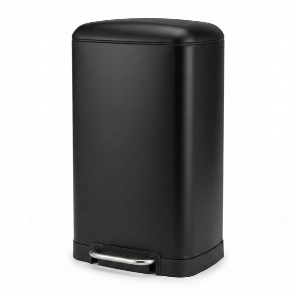 Coș de gunoi cu pedală MYK, 30 l, negru