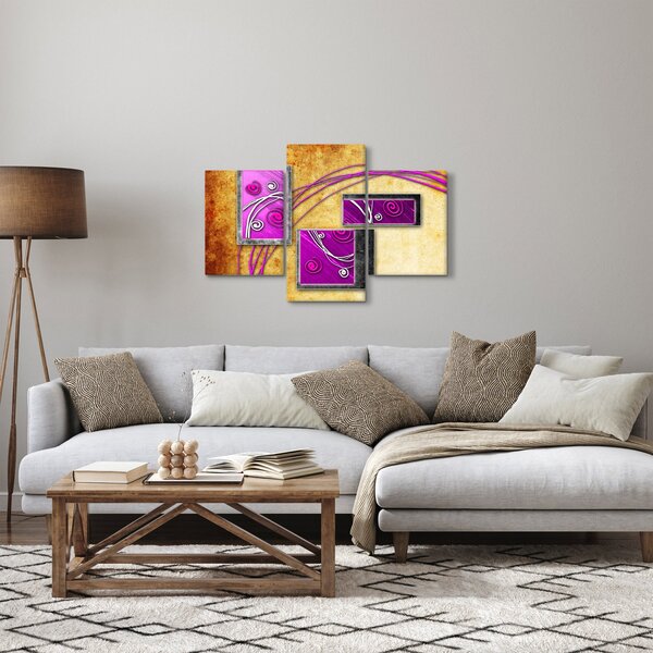 Tablou abstracție (90x60 cm)