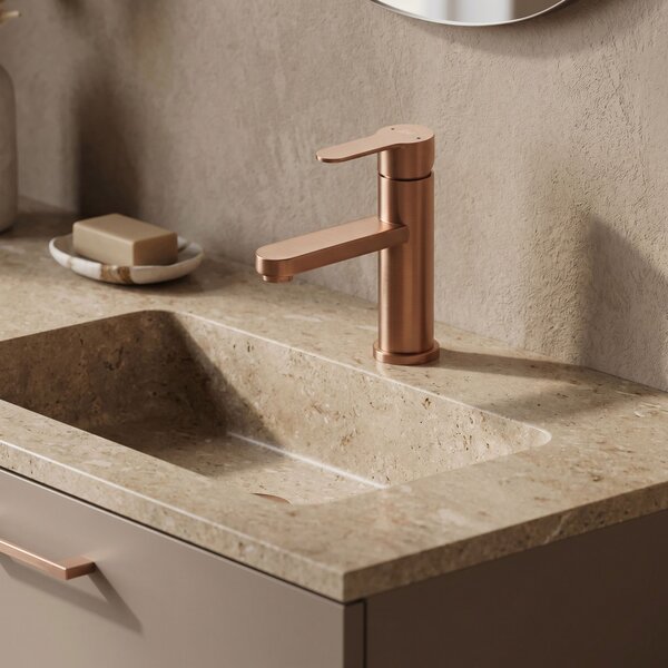 Baterie pentru baie Rea Arcos Brush Copper