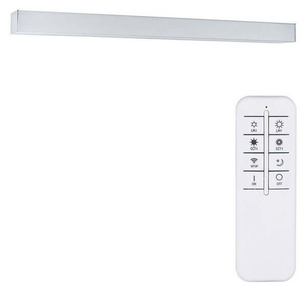 Paulmann HomeSpa Tova lampă LED oglindă, 60 cm, reglabil, Alb, Baie, Metal, Modern