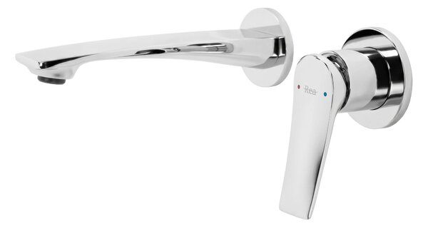 Baterie de lavoar încastrată REA VISION Chrome + BOX