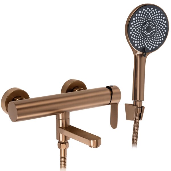 Baterie pentru cadă Rea Arcos Brushed Copper
