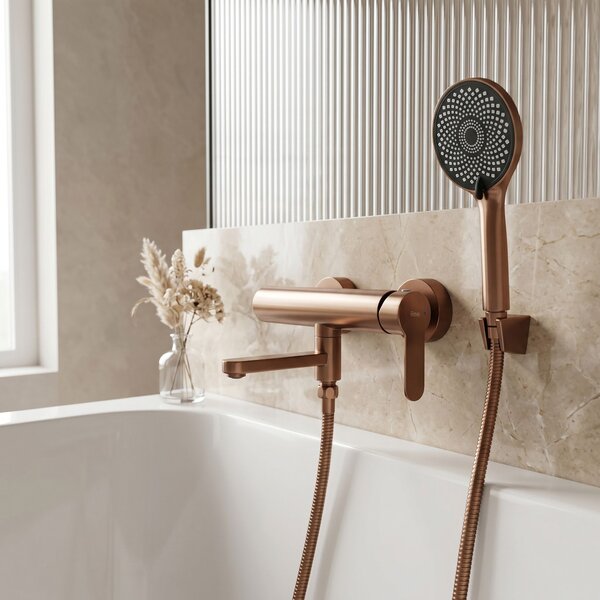 Baterie pentru cadă Rea Arcos Brushed Copper