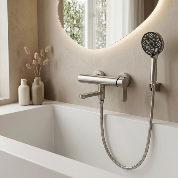 Baterie pentru cadă Rea Arcos Brushed Nickel