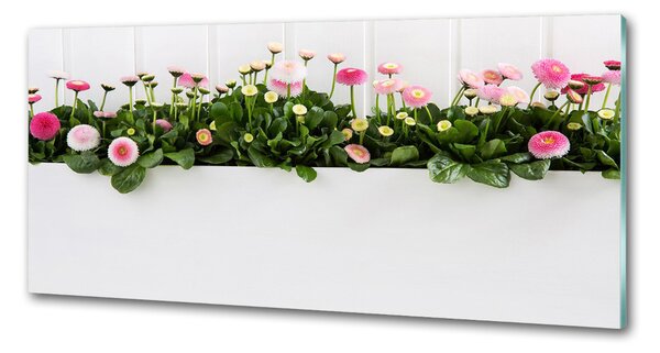 Panou sticla securizata bucatarie margarete roz