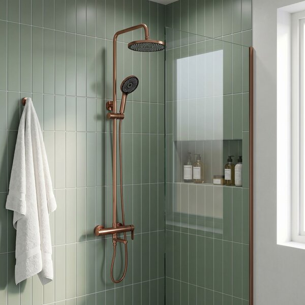 Set de Duș Rea Arcos brush copper