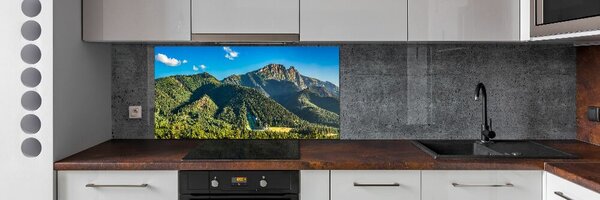 Sticlă pentru bucătărie panorama Tatra