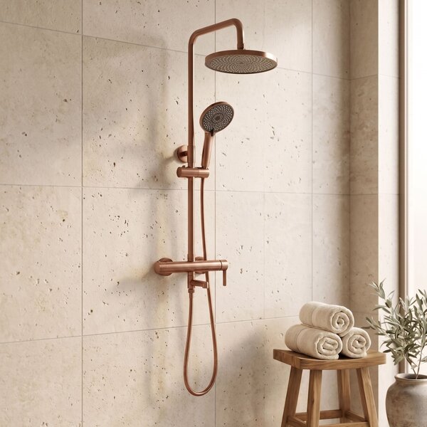 Set de Duș Rea Arcos brush copper