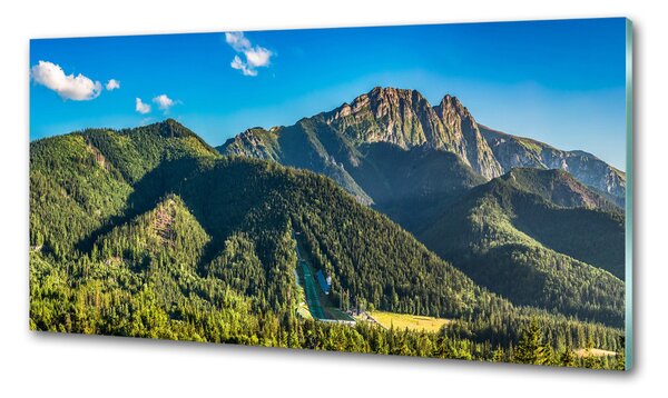 Sticlă pentru bucătărie panorama Tatra