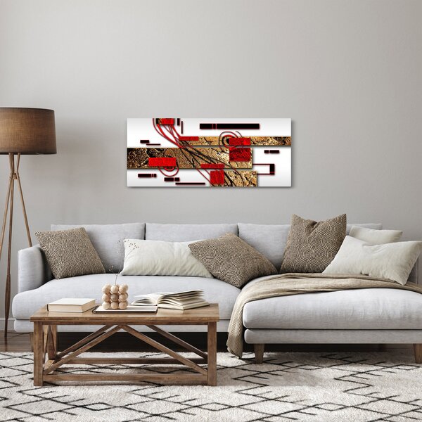 Tablou cu abstracție (120x50 cm)