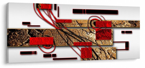 Tablou cu abstracție (120x50 cm)