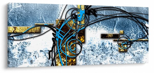 Tablou abstract (120x50 cm)