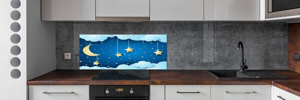 Panou sticlă bucătărie Cerul de noapte