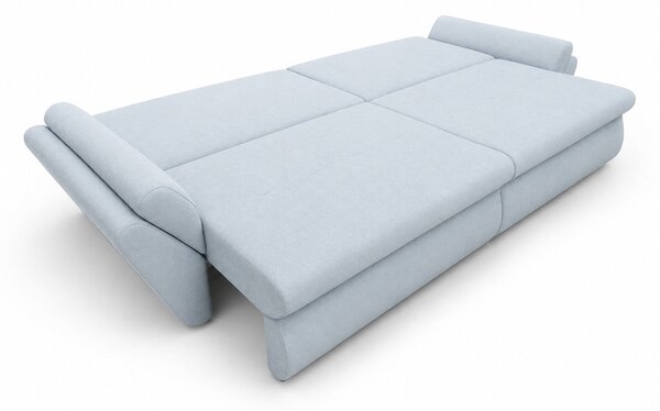 Canapea Extensibilă Confort cu Spumă HR , Bleu Deschis