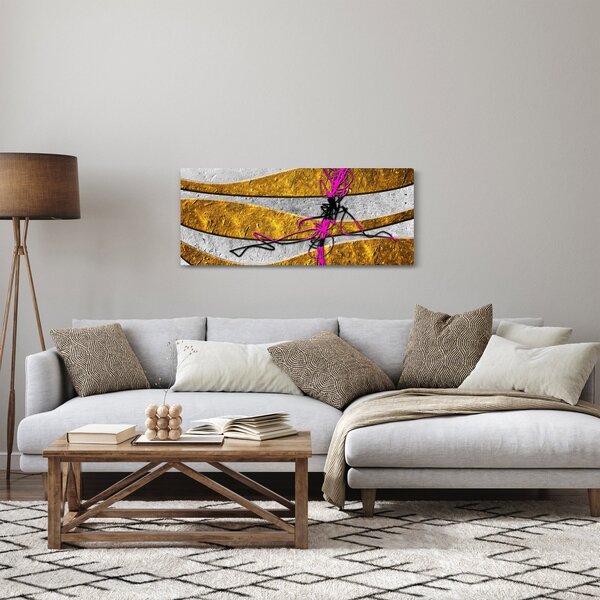 Tablou cu abstracție (120x50 cm)