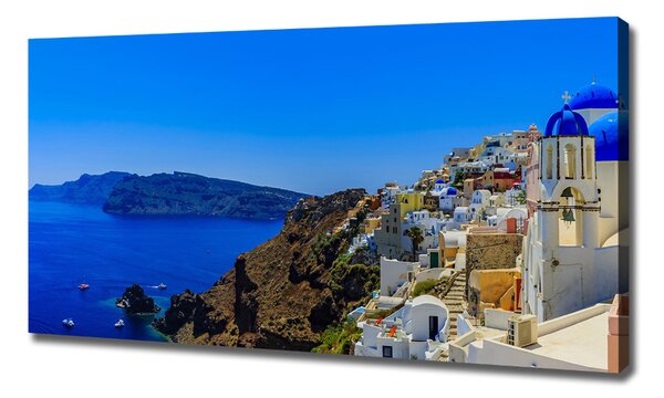Imprimare tablou canvas Santorini Grecia