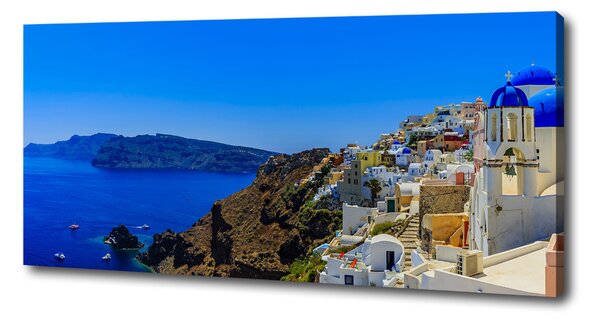 Imprimare tablou canvas Santorini Grecia
