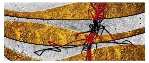 Tablou abstract (120x50 cm)