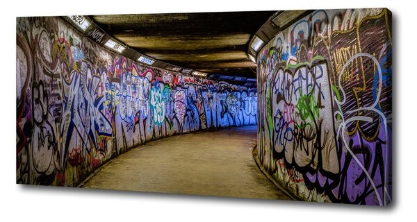 Tablou canvas Graffiti în metrou