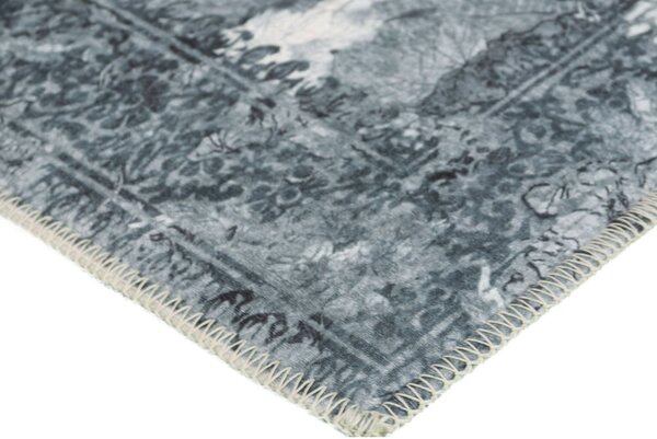 Covor gri lavabil 80x50 cm - Vitaus